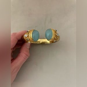 Julie Vos Cuff Bracelet - Light Blue
